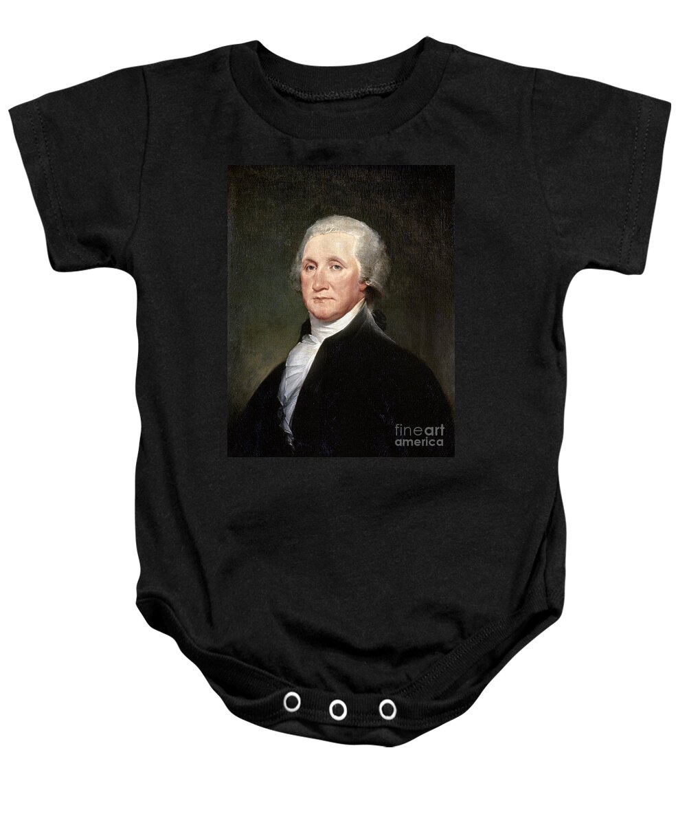 1793 Baby Onesie featuring the photograph George Washington #14 by Granger