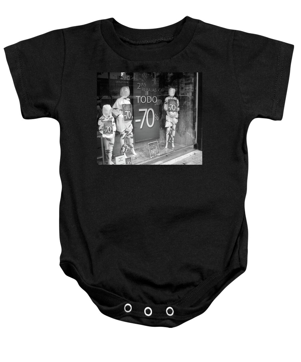 Sale Baby Onesie featuring the photograph Sale now On. #2 by Roger Cummiskey