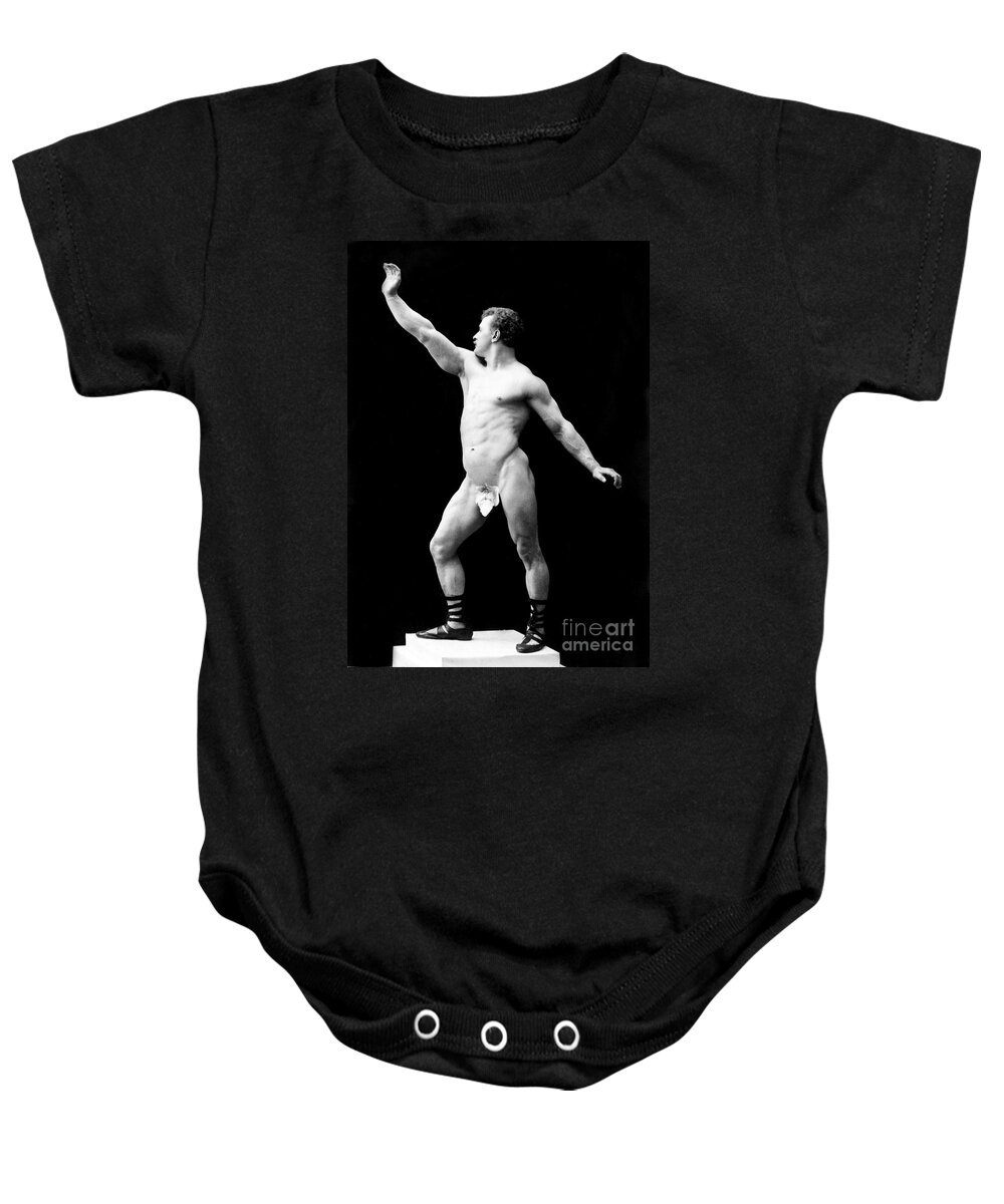 Erotica Baby Onesie featuring the photograph Eugen Sandow, Father Of Modern #5 by Science Source