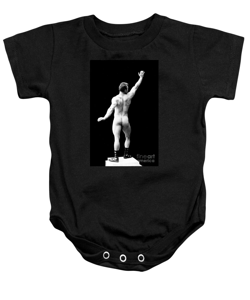Erotica Baby Onesie featuring the photograph Eugen Sandow, Father Of Modern #6 by Science Source