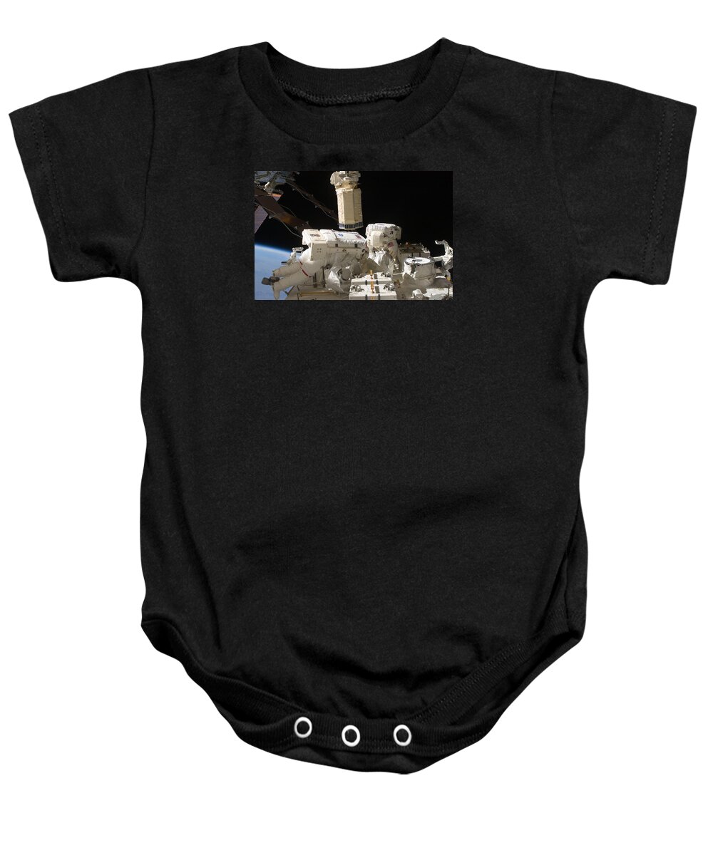 Space Baby Onesie featuring the photograph Astronauts at Work 44 by Steve Kearns