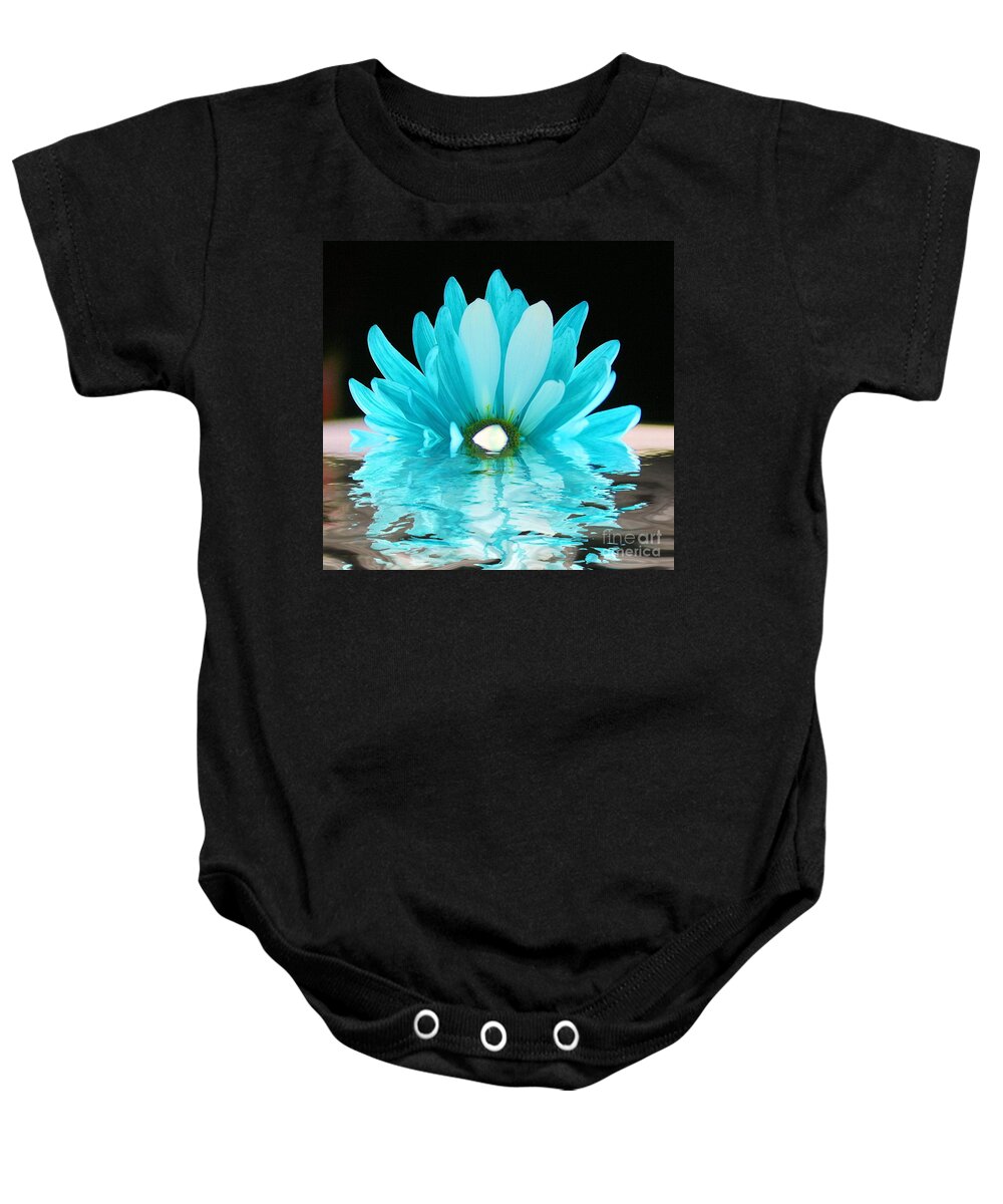 Flower Baby Onesie featuring the photograph A Float by Julie Lueders 