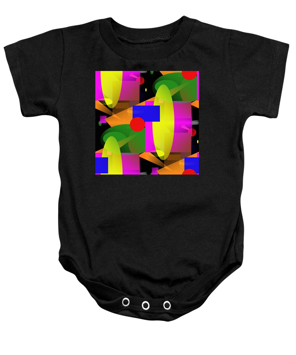 Sphere Baby Onesie featuring the digital art A Matter Of Perspective - Series by Glenn McCarthy Art and Photography