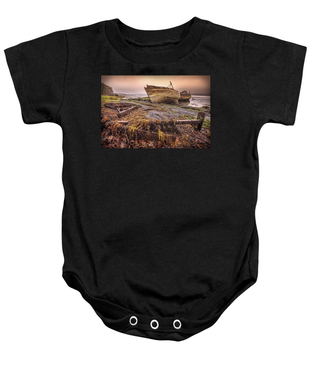 Scotland Baby Onesie featuring the photograph Abandoned I by Peter OReilly