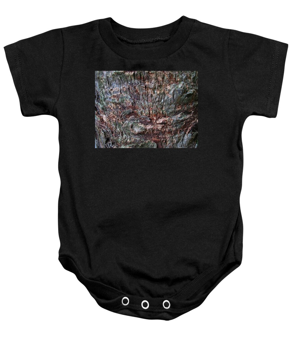 Abstract Baby Onesie featuring the photograph Abstract Tree Bark by Juergen Roth