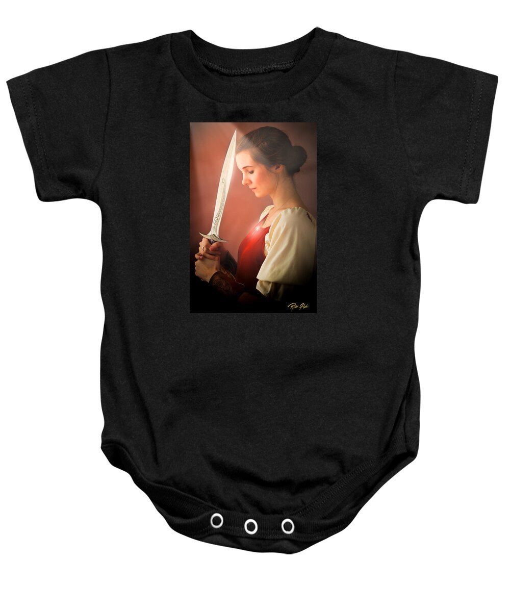 People Baby Onesie featuring the photograph Anointed by Rikk Flohr