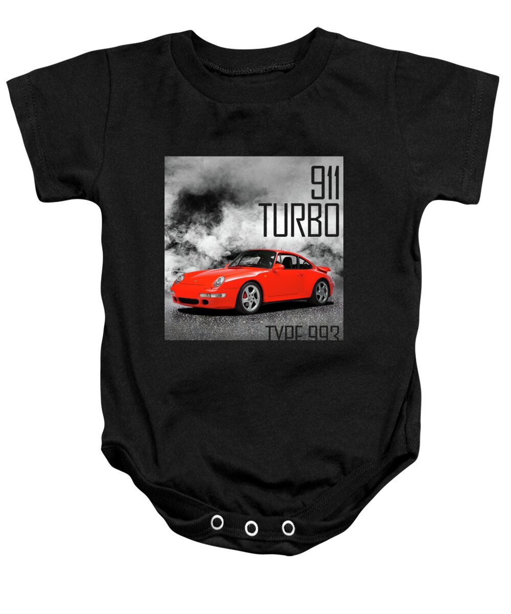 993 Turbo Baby Onesie featuring the photograph The 911 Turbo 993 by Mark Rogan