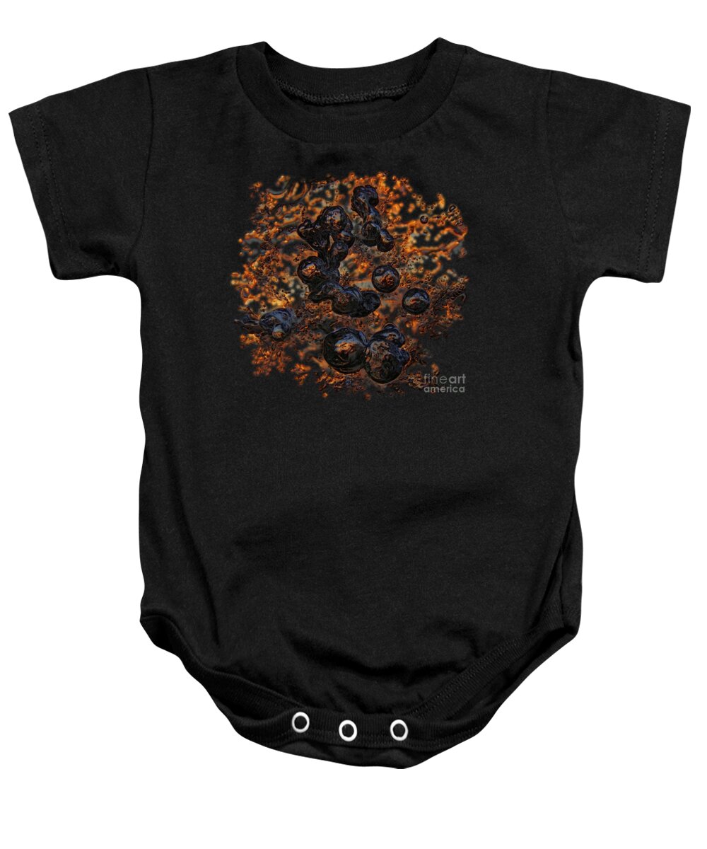 Volcano Baby Onesie featuring the photograph Volcanic by Sami Tiainen