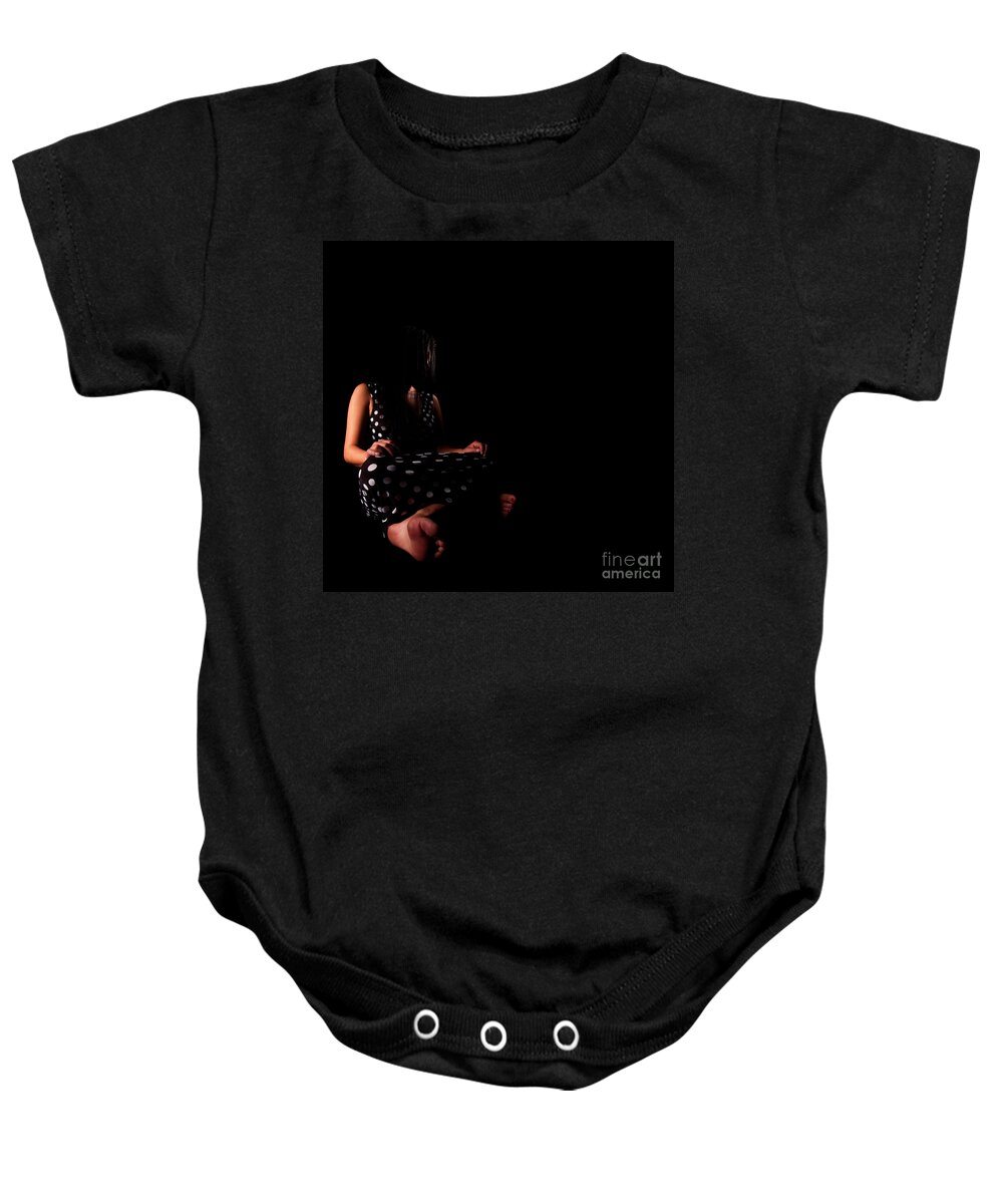 Portrait Baby Onesie featuring the photograph Asian Girl 1284690 by Rolf Bertram