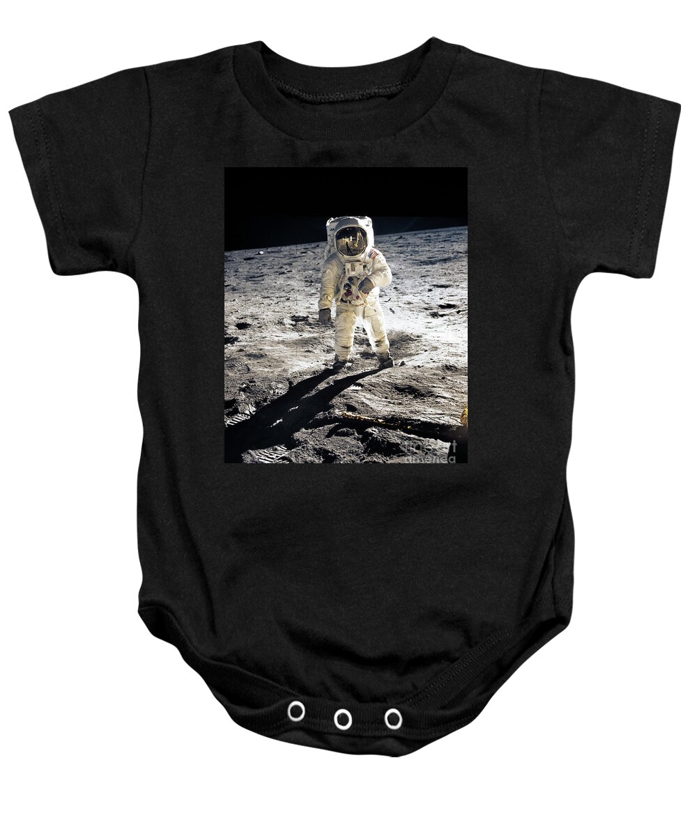 #faatoppicks Baby Onesie featuring the photograph Astronaut by Photo Researchers
