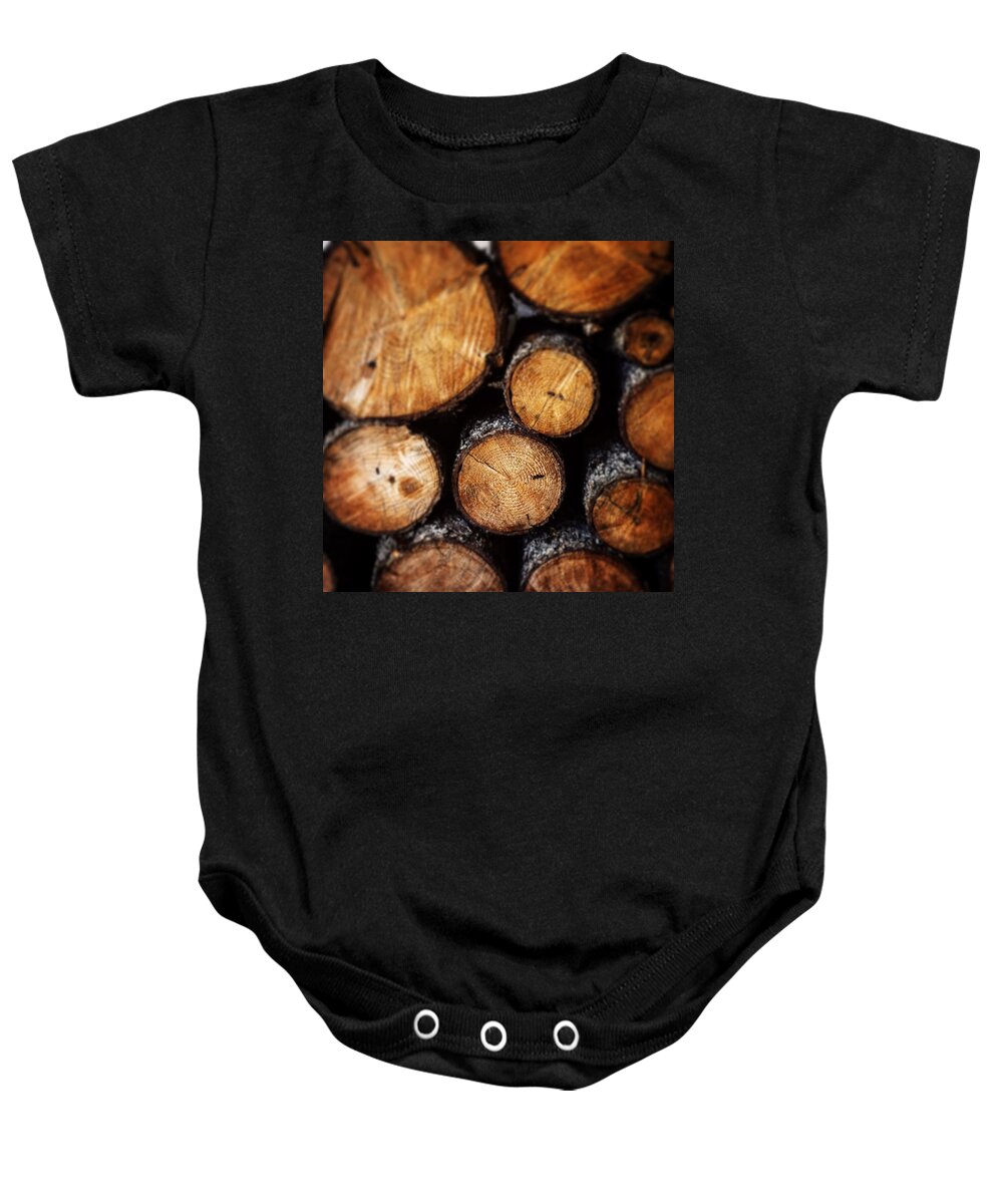  Baby Onesie featuring the digital art At the center of it all by Olivier Calas