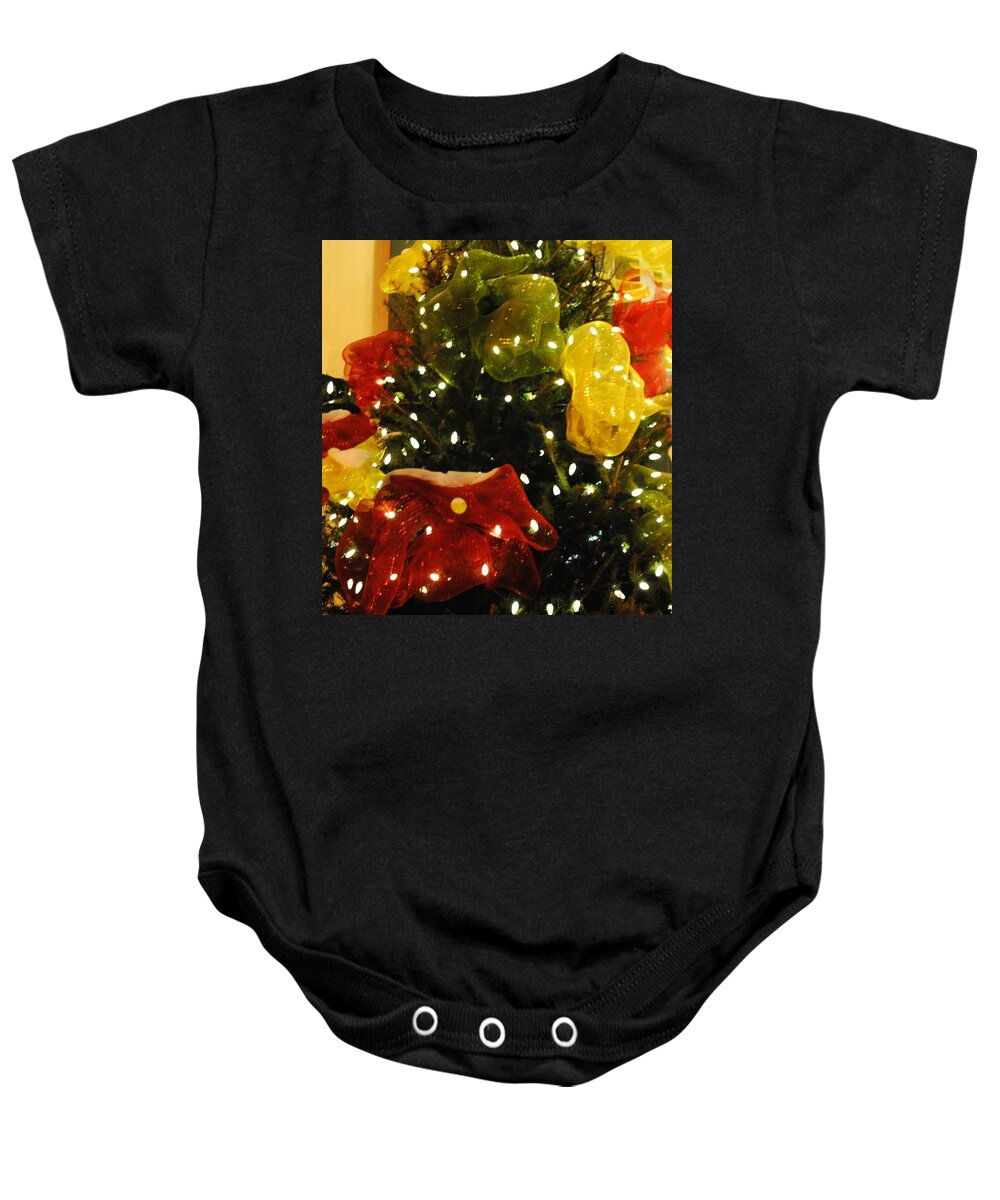 Bows Baby Onesie featuring the photograph Big Tree Bows by Jacqueline M Lewis