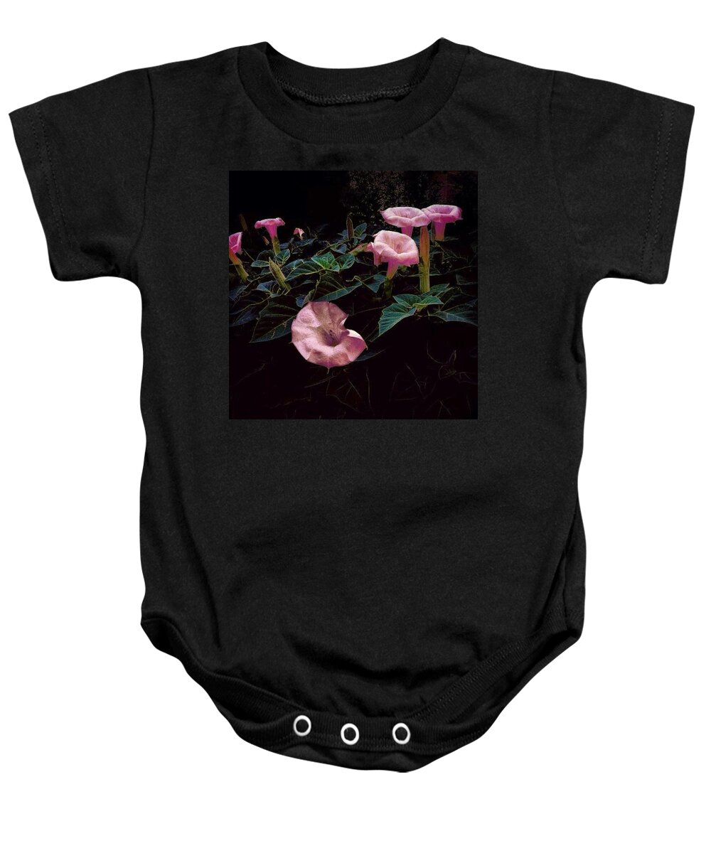 Organicart Baby Onesie featuring the photograph Bloomin' Pinks by Nick Heap