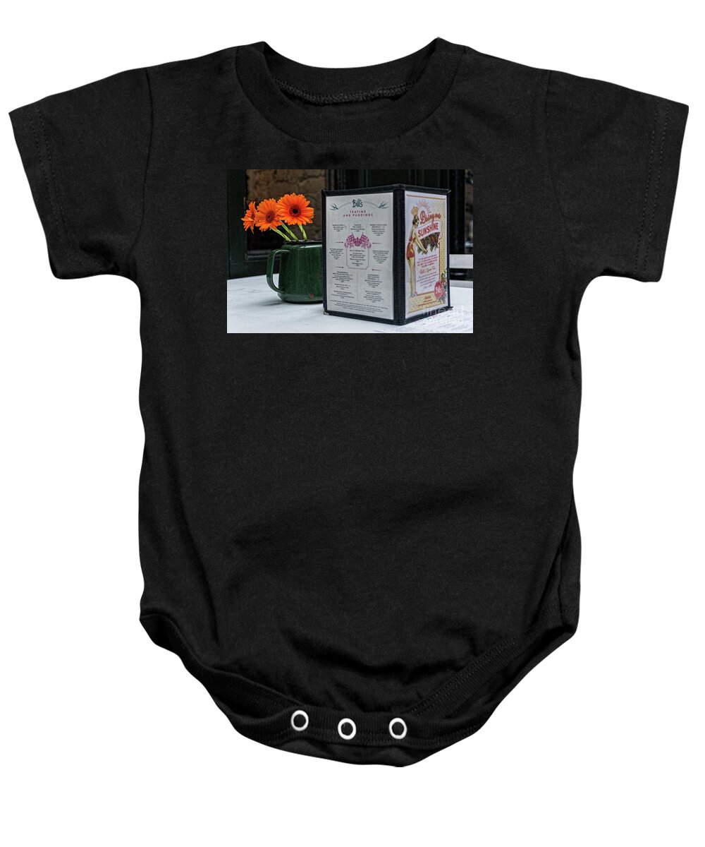 Coffee Shop Baby Onesie featuring the photograph Bring Me Sunshine by Steve Purnell