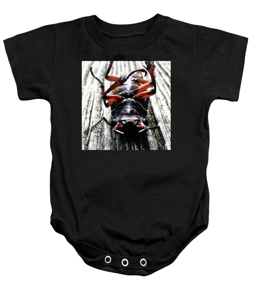 Bug Baby Onesie featuring the photograph Bugged Out 3 by Robert Knight