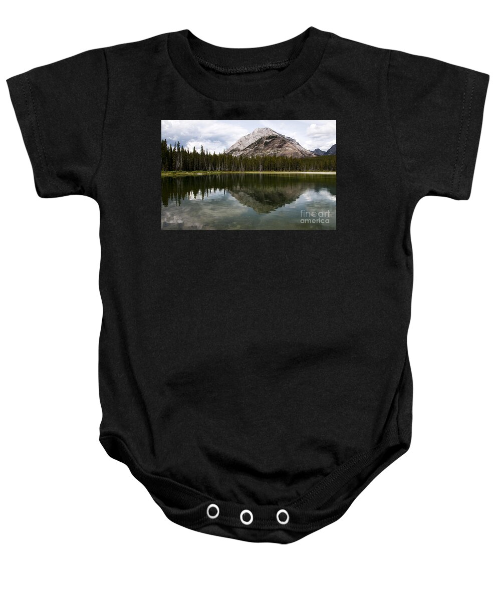 Buller Pond Baby Onesie featuring the photograph Buller Pond in the Kananaskis by Vivian Christopher