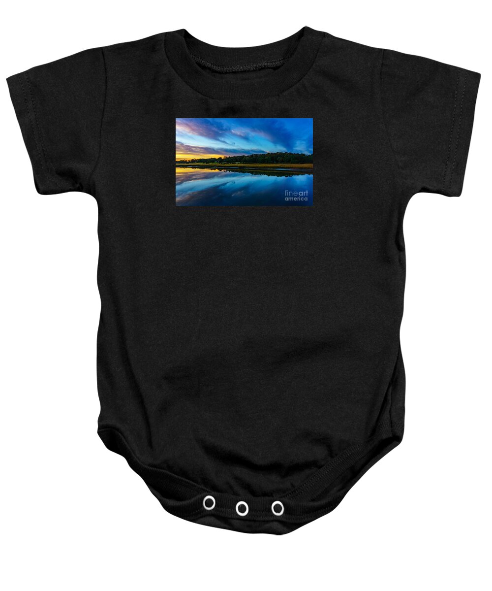 Myrtle Beach Days Collection Baby Onesie featuring the photograph Carolina by David Smith