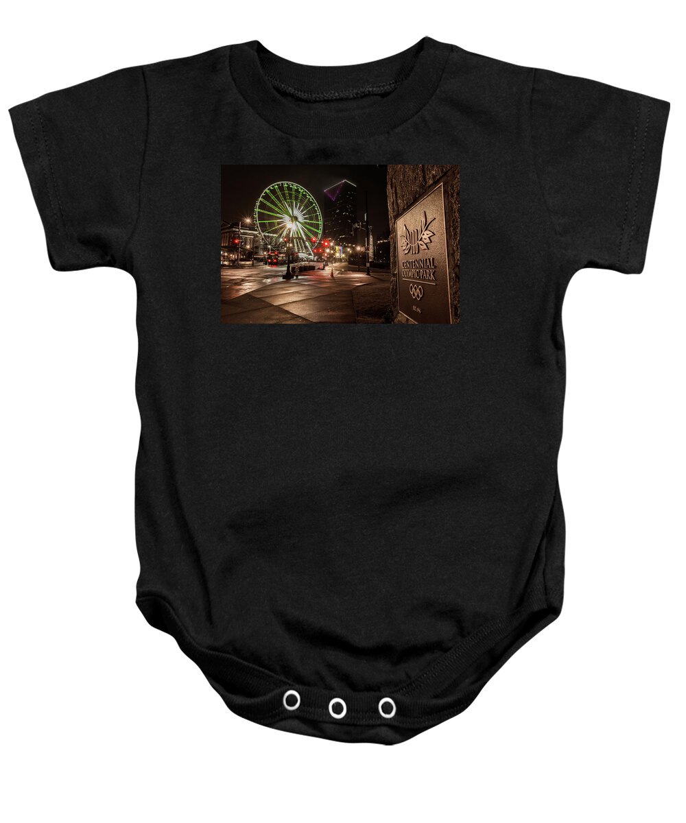 Park Baby Onesie featuring the photograph Centennial Park 2 by Kenny Thomas
