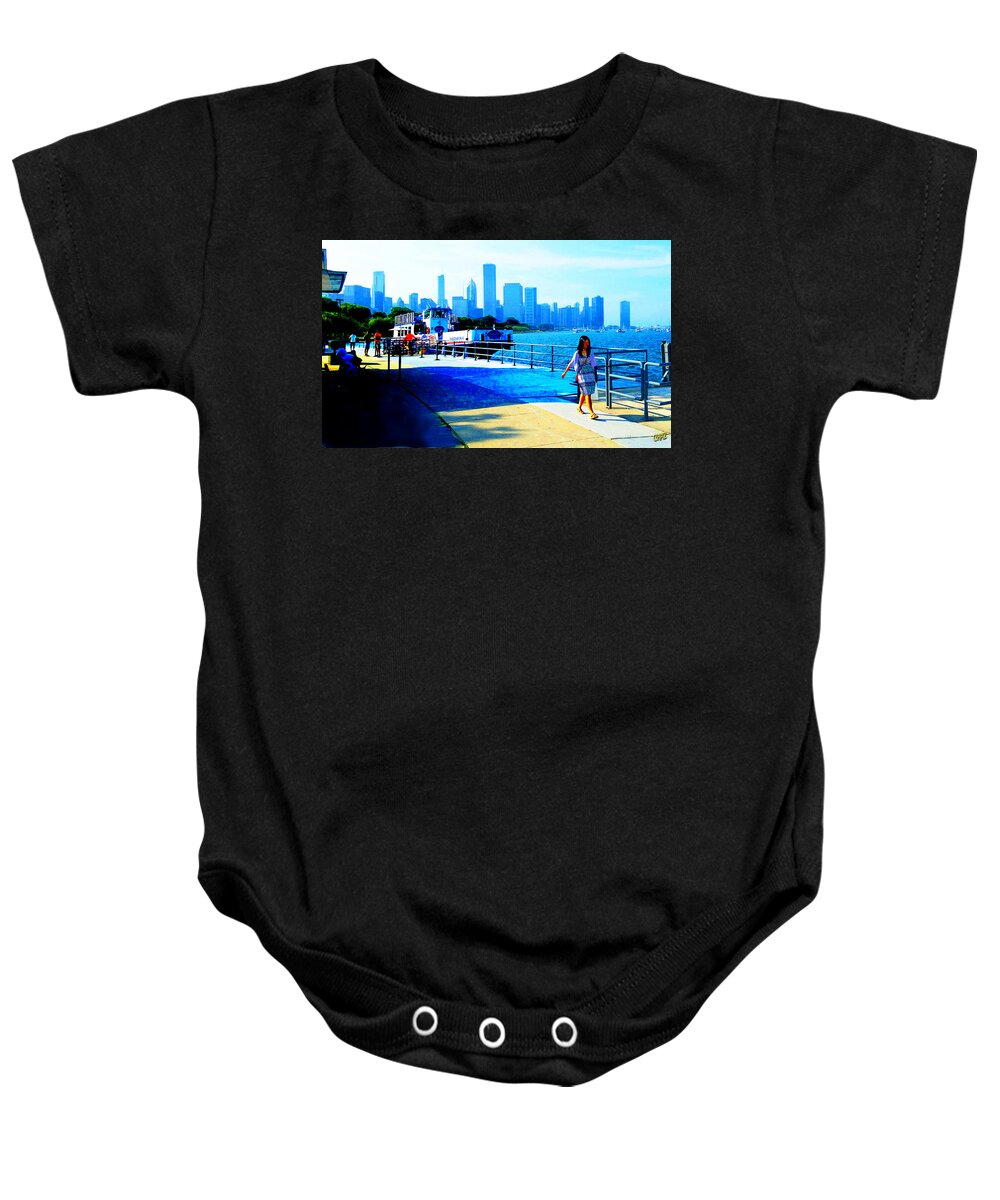 Chicago Baby Onesie featuring the photograph Chicago Waterfront 16 by CHAZ Daugherty
