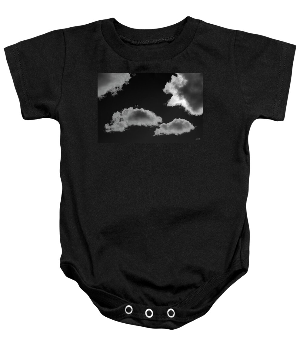 Atmosphere Baby Onesie featuring the photograph Cloudscape XVIII BW by David Gordon