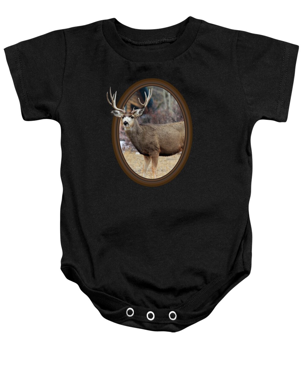 Mule Deer Baby Onesie featuring the photograph Colorado Muley by Shane Bechler