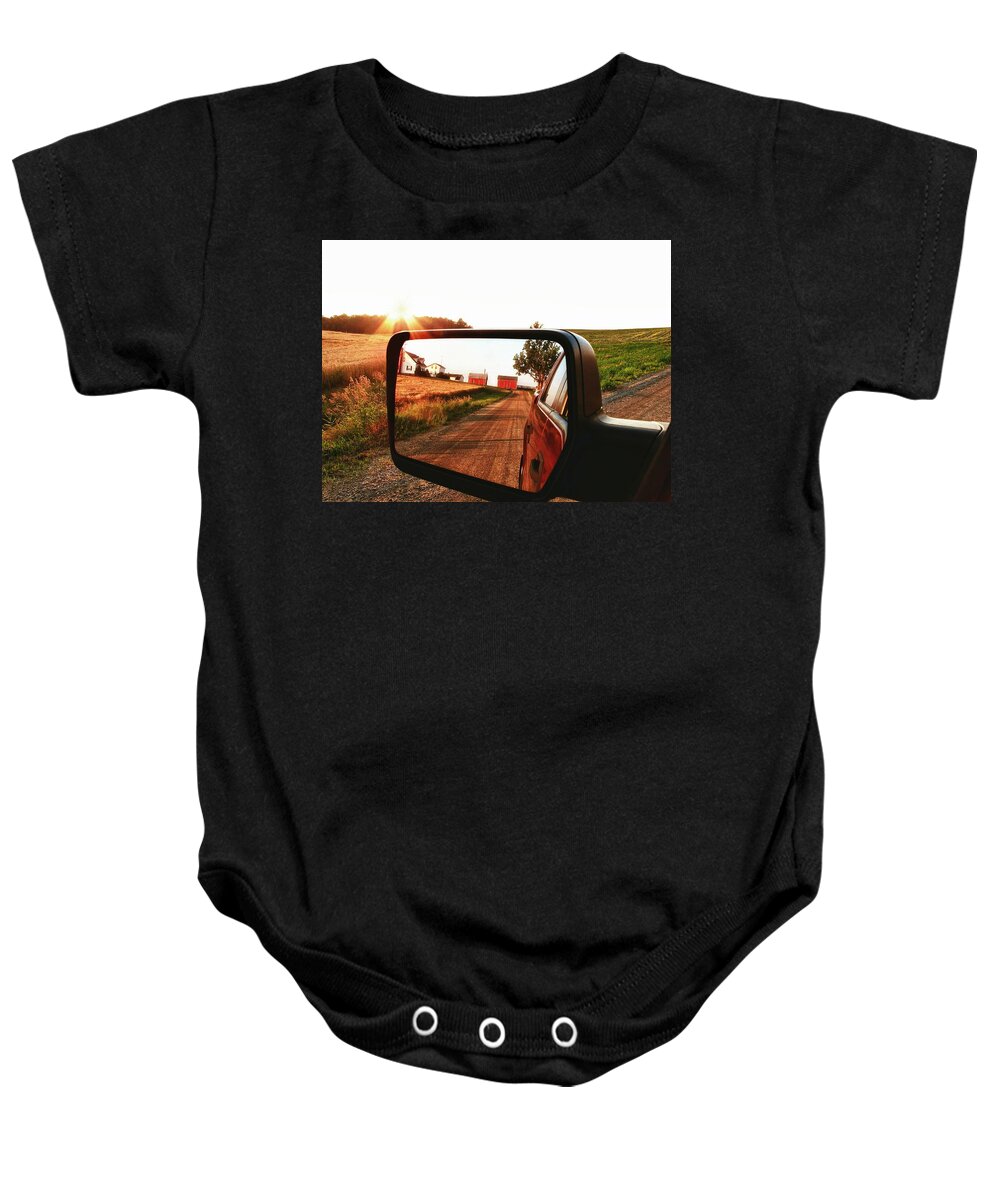 Country Baby Onesie featuring the photograph Country boys by Pat Cook