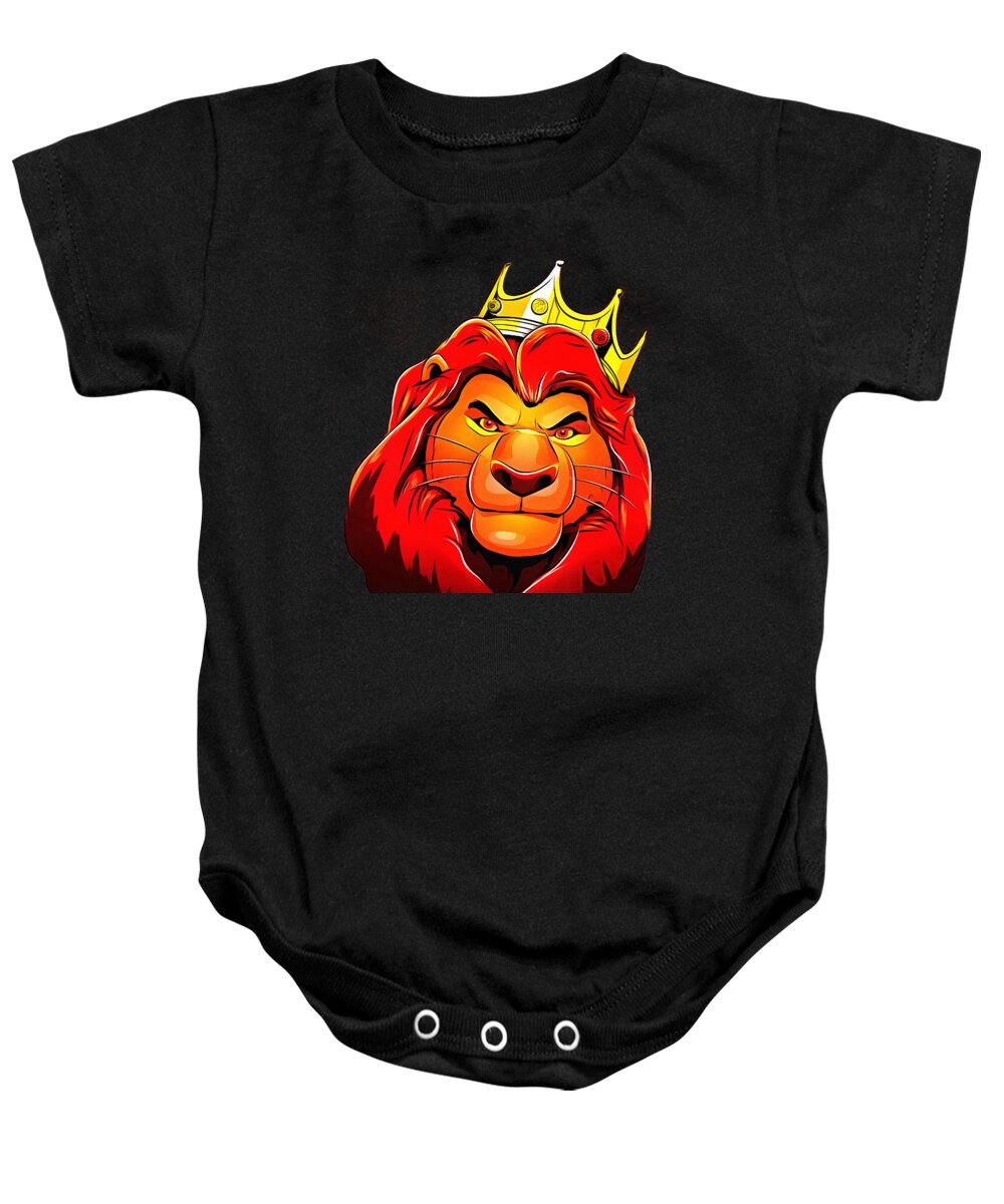 simba onesie baby
