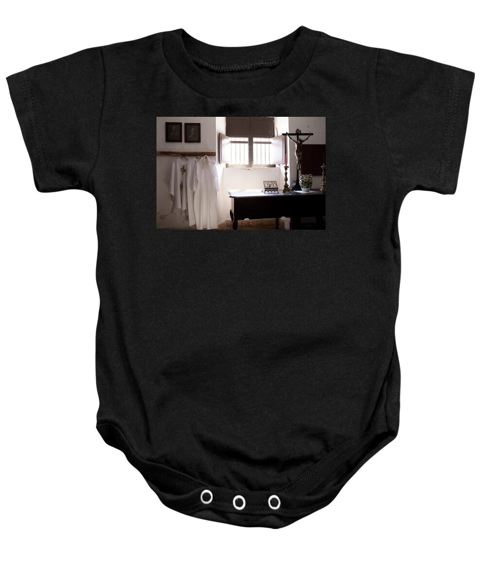Church Baby Onesie featuring the photograph Cuban Church by David Chasey