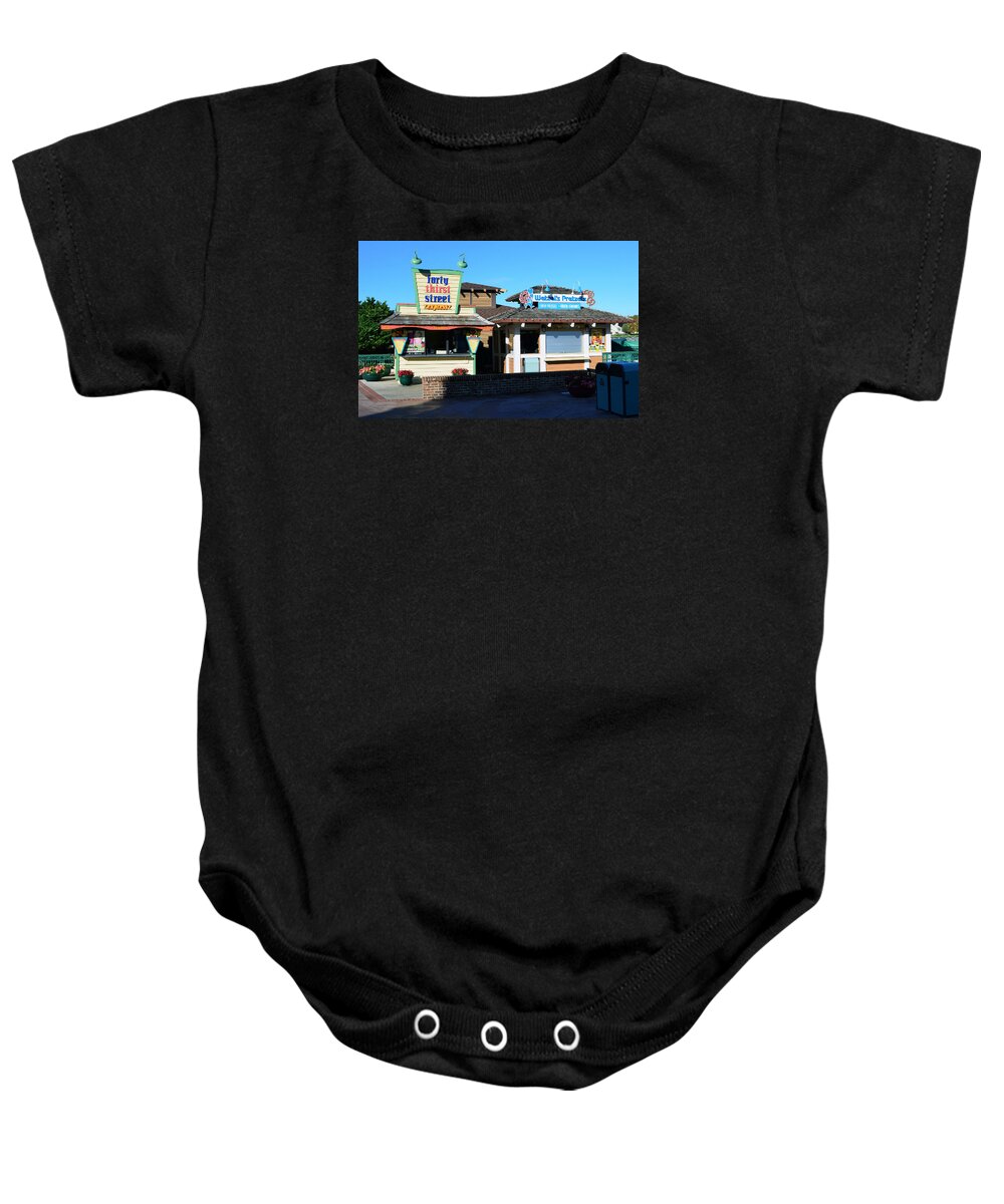 Stores Baby Onesie featuring the photograph Disney Springs stores by David Lee Thompson