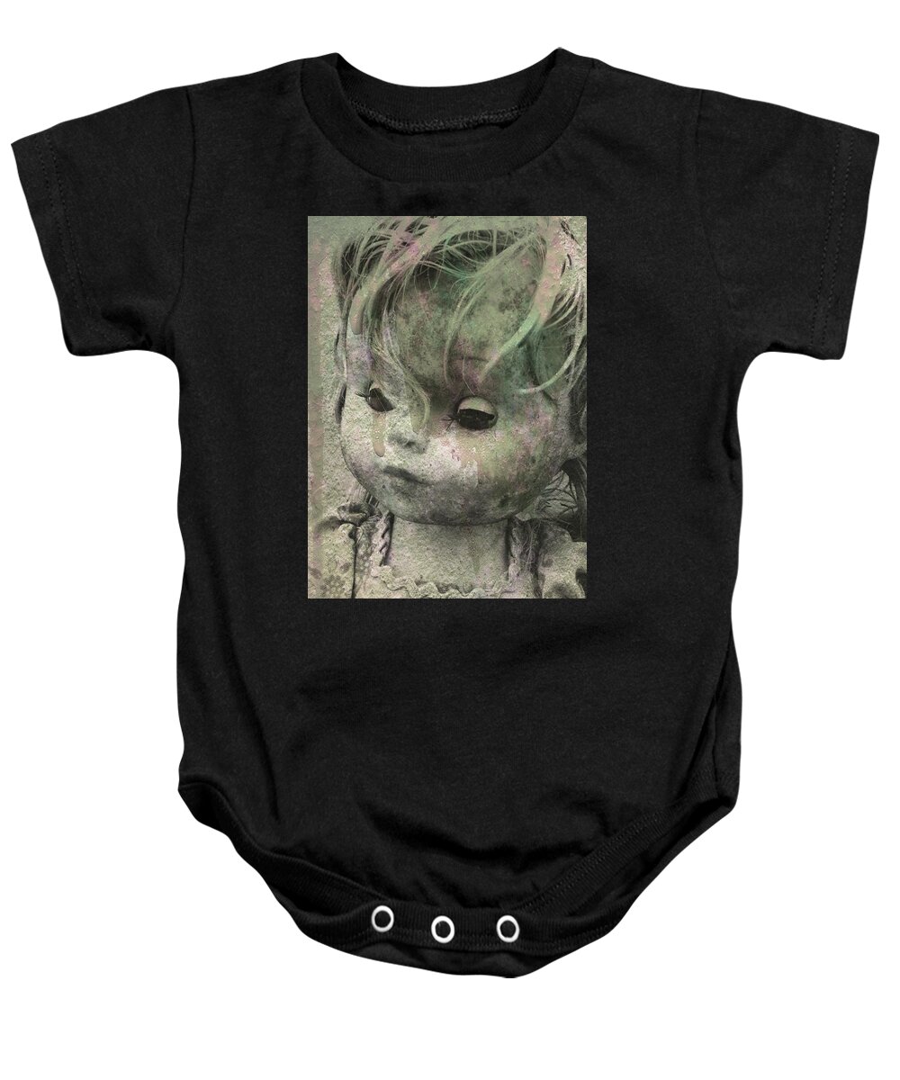 Babe Baby Onesie featuring the photograph Doll Q3 by Char Szabo-Perricelli