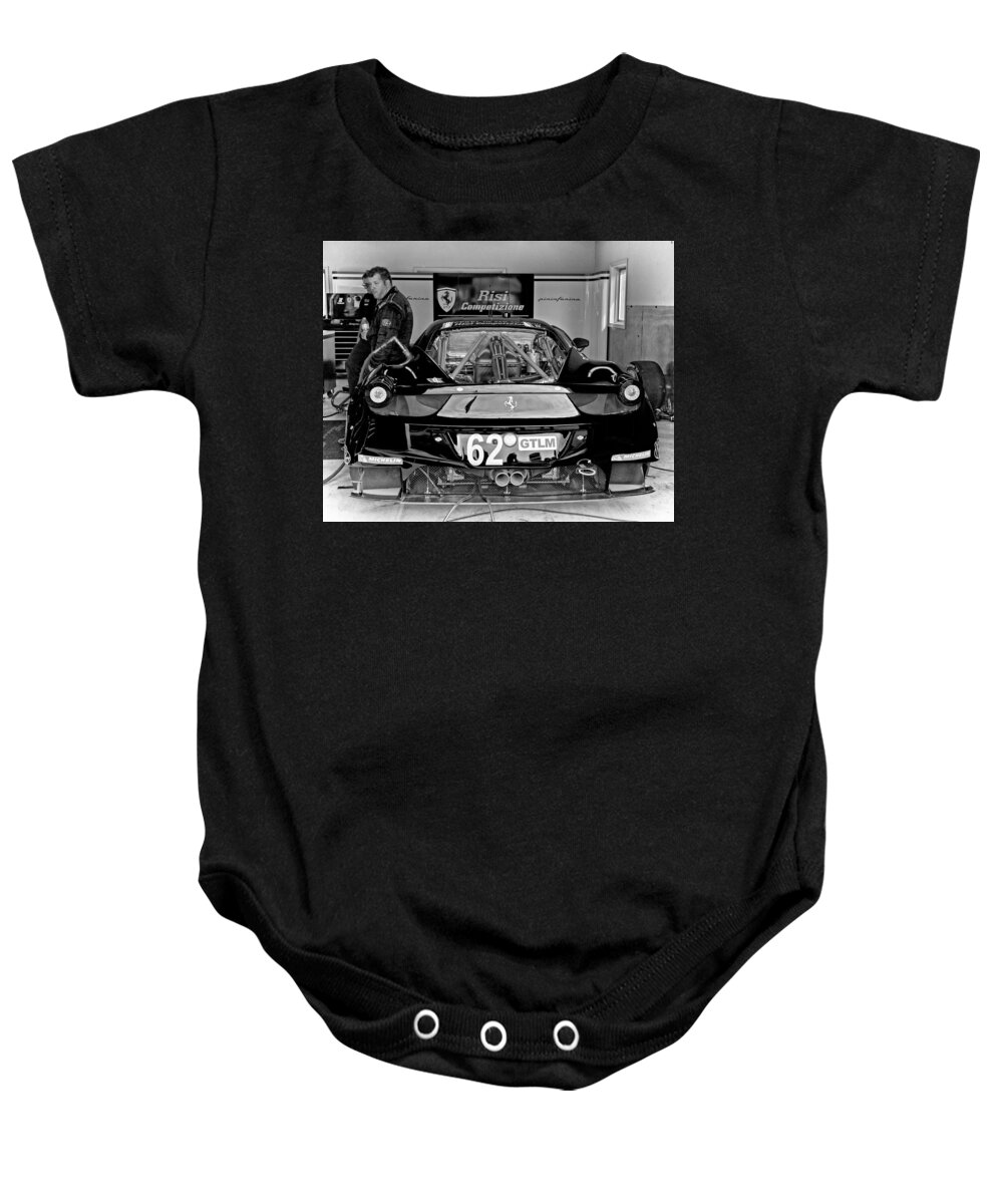 Ferrari Baby Onesie featuring the photograph Downtime by Alan Raasch