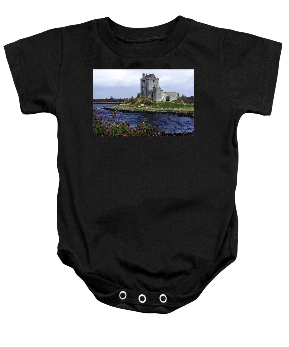 Original Baby Onesie featuring the photograph Dunguaire Castle by WAZgriffin Digital