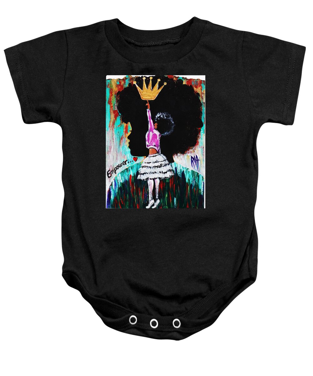 Artbyria Baby Onesie featuring the photograph Empower by Artist RiA