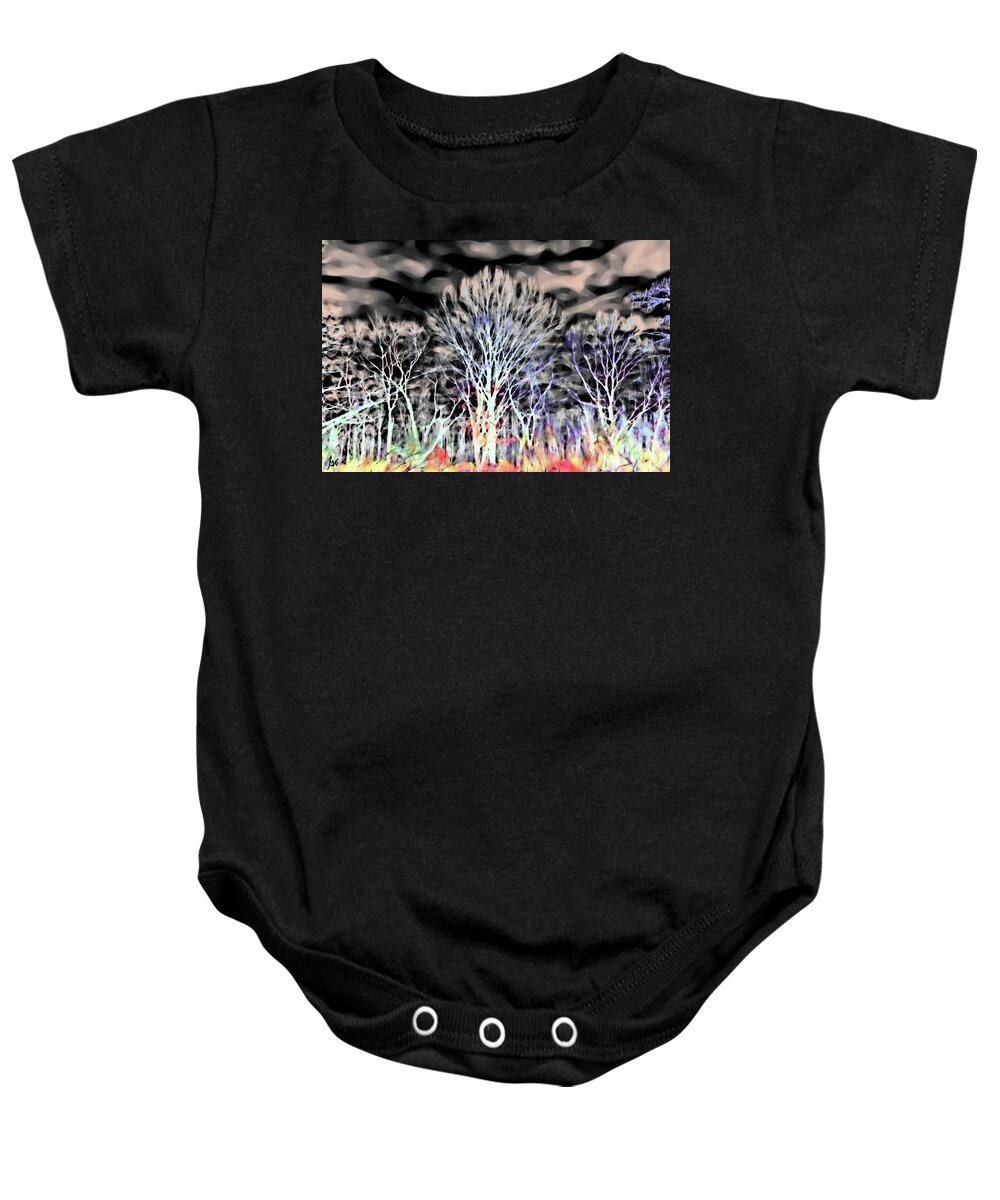 Forest Baby Onesie featuring the photograph Fairy Forest by Gina O'Brien