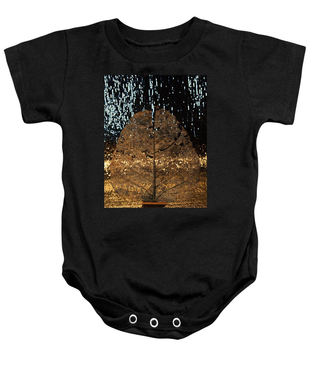 Fall At Door Baby Onesie featuring the photograph Fall At Door by Viktor Savchenko