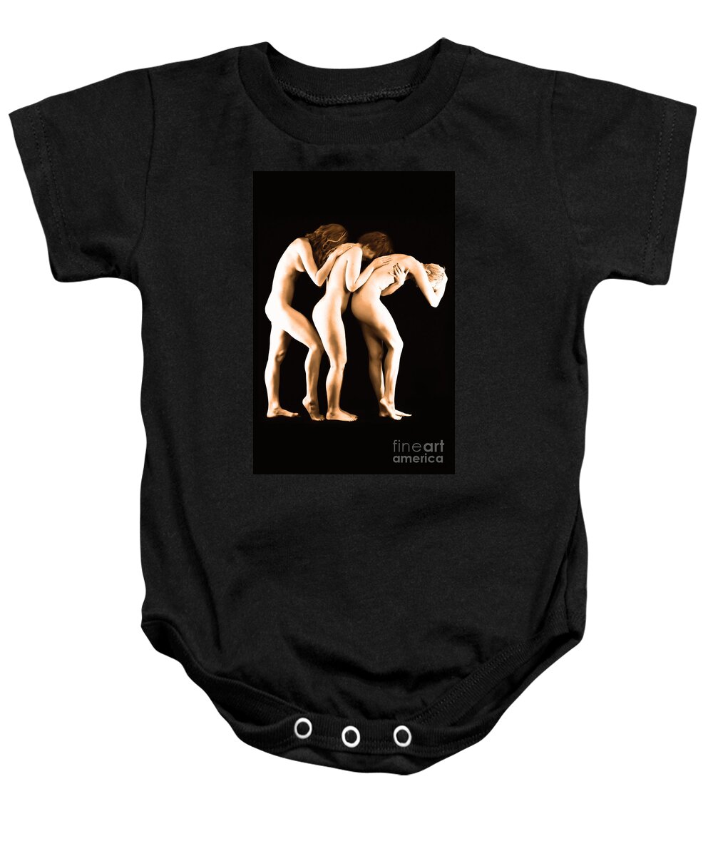Artistic Photographs Baby Onesie featuring the photograph Feeling ones sorrow by Robert WK Clark