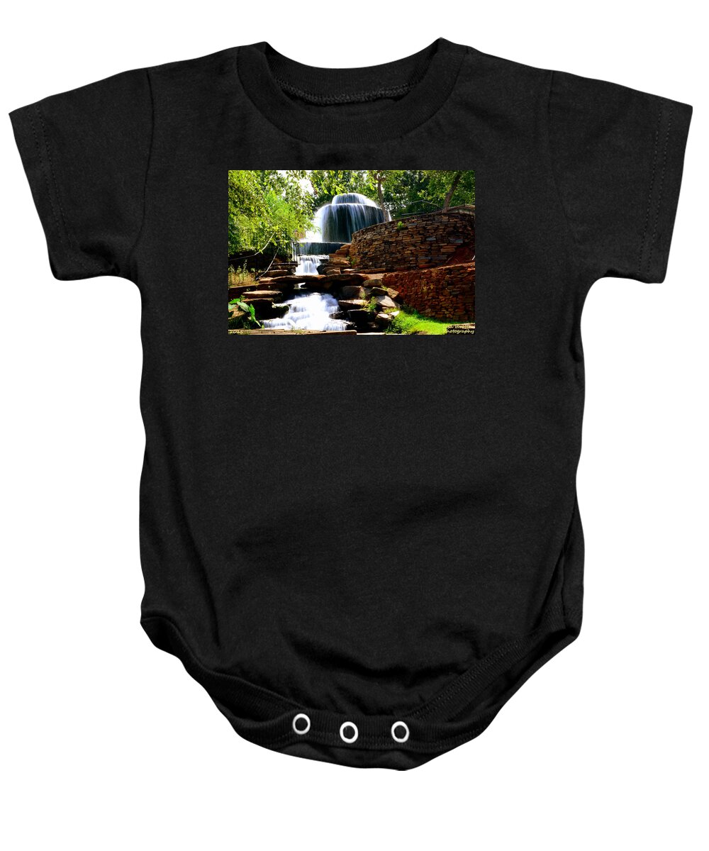 Finlay Park Baby Onesie featuring the photograph Finlay Park Columbia SC Summertime by Lisa Wooten