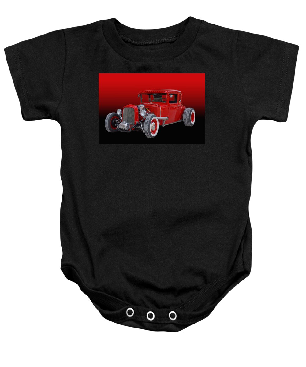 Coupe Baby Onesie featuring the photograph Five Window Coupe by Alan Hutchins