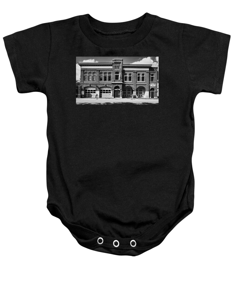 Fort Wayne Baby Onesie featuring the photograph Fort Wayne Firefighters Museum by Mountain Dreams