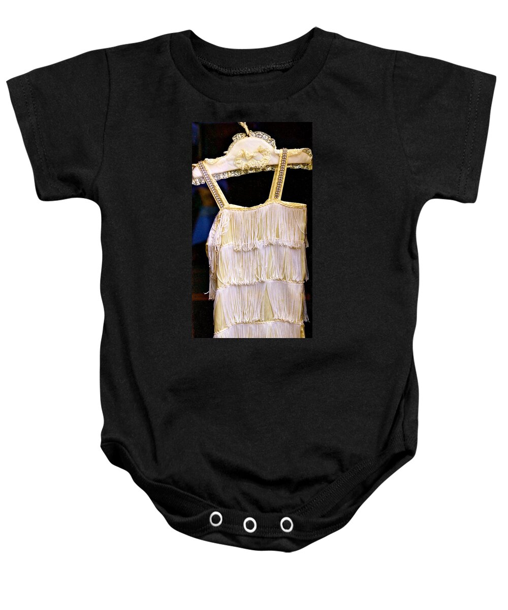 Flappers Baby Onesie featuring the photograph Fringe Benefits by Ira Shander