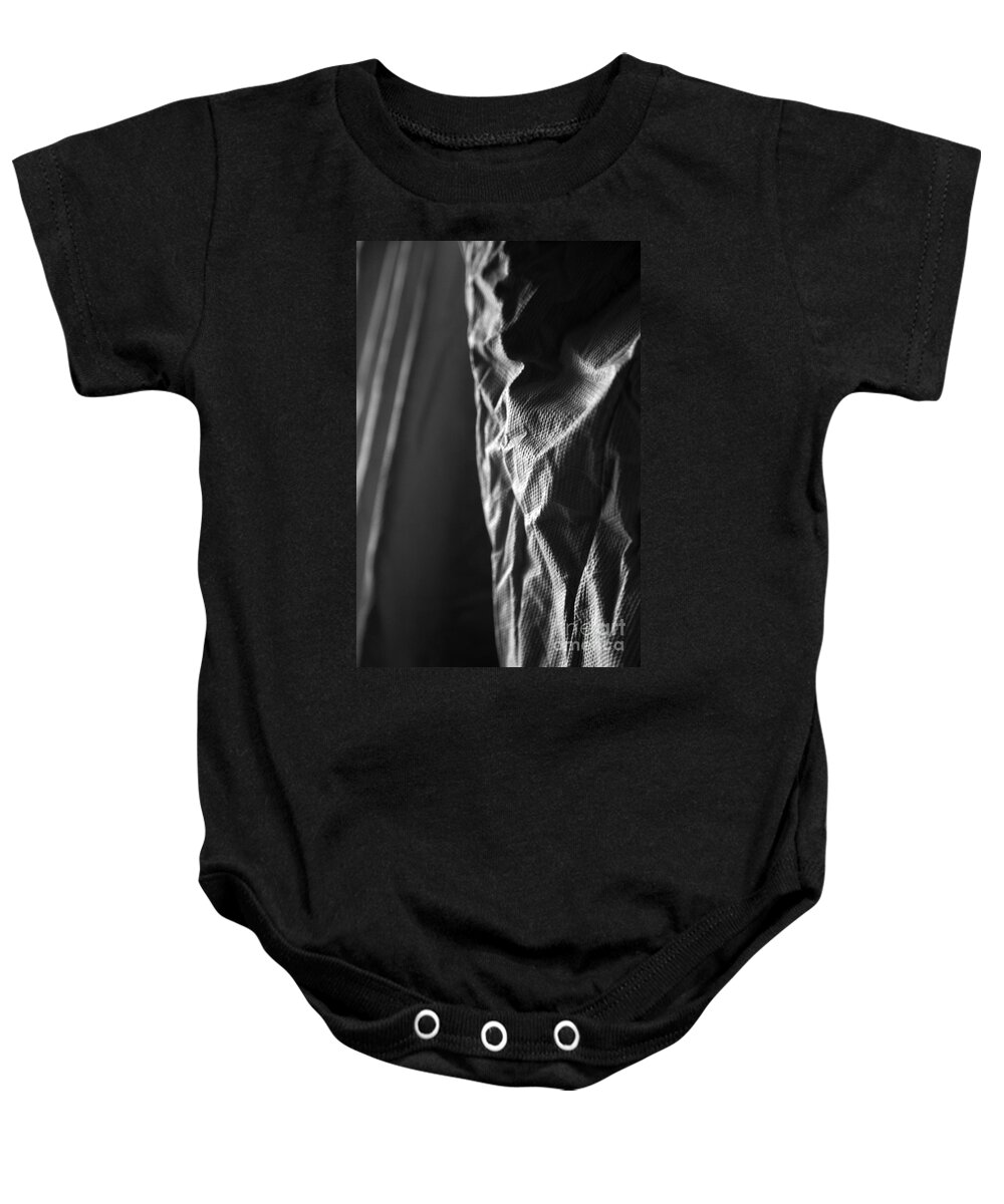 White Baby Onesie featuring the photograph Full of Empty Series - Solid by Amanda Barcon