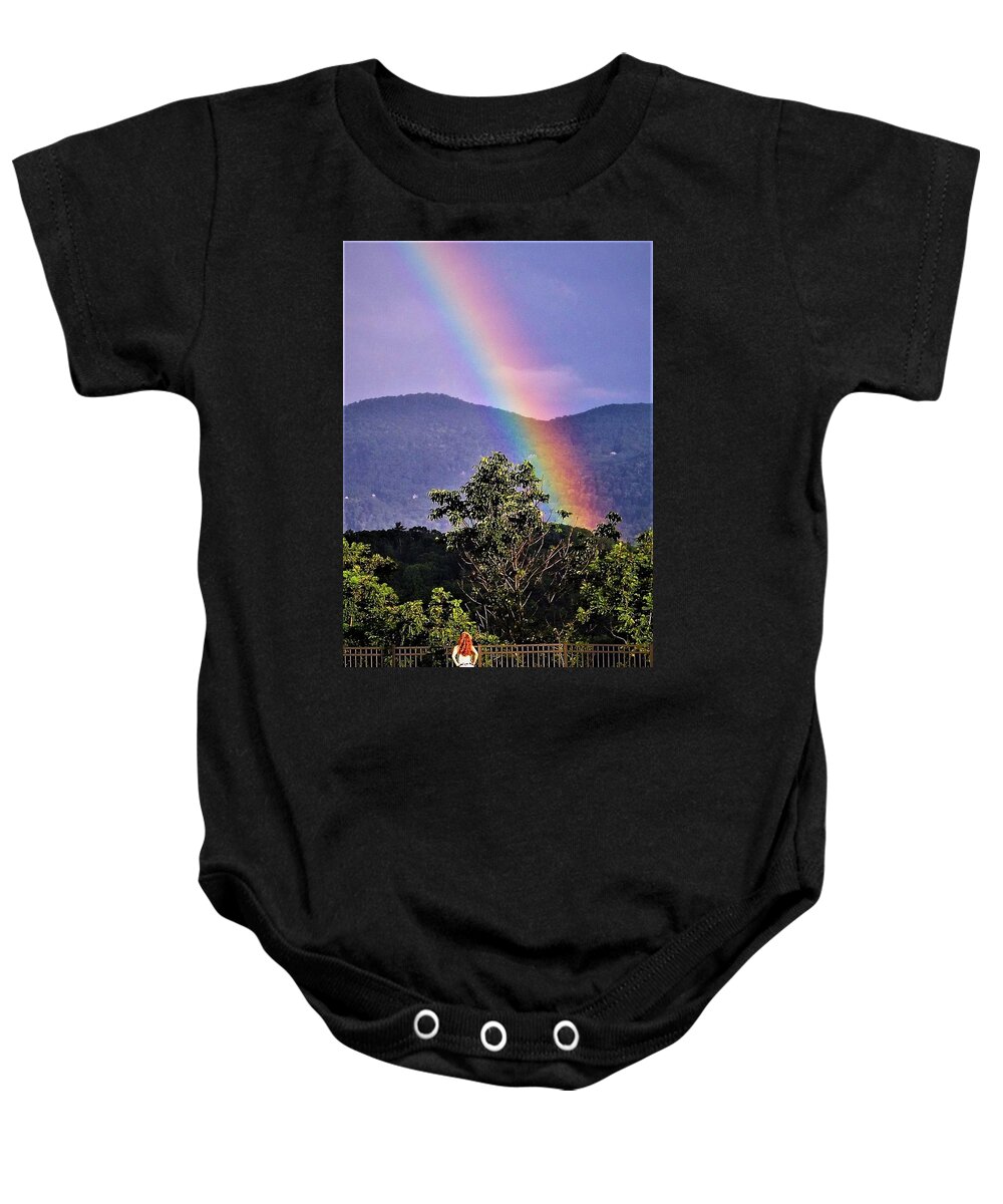 Rainbow Baby Onesie featuring the photograph Everlasting Hope by Chuck Brown