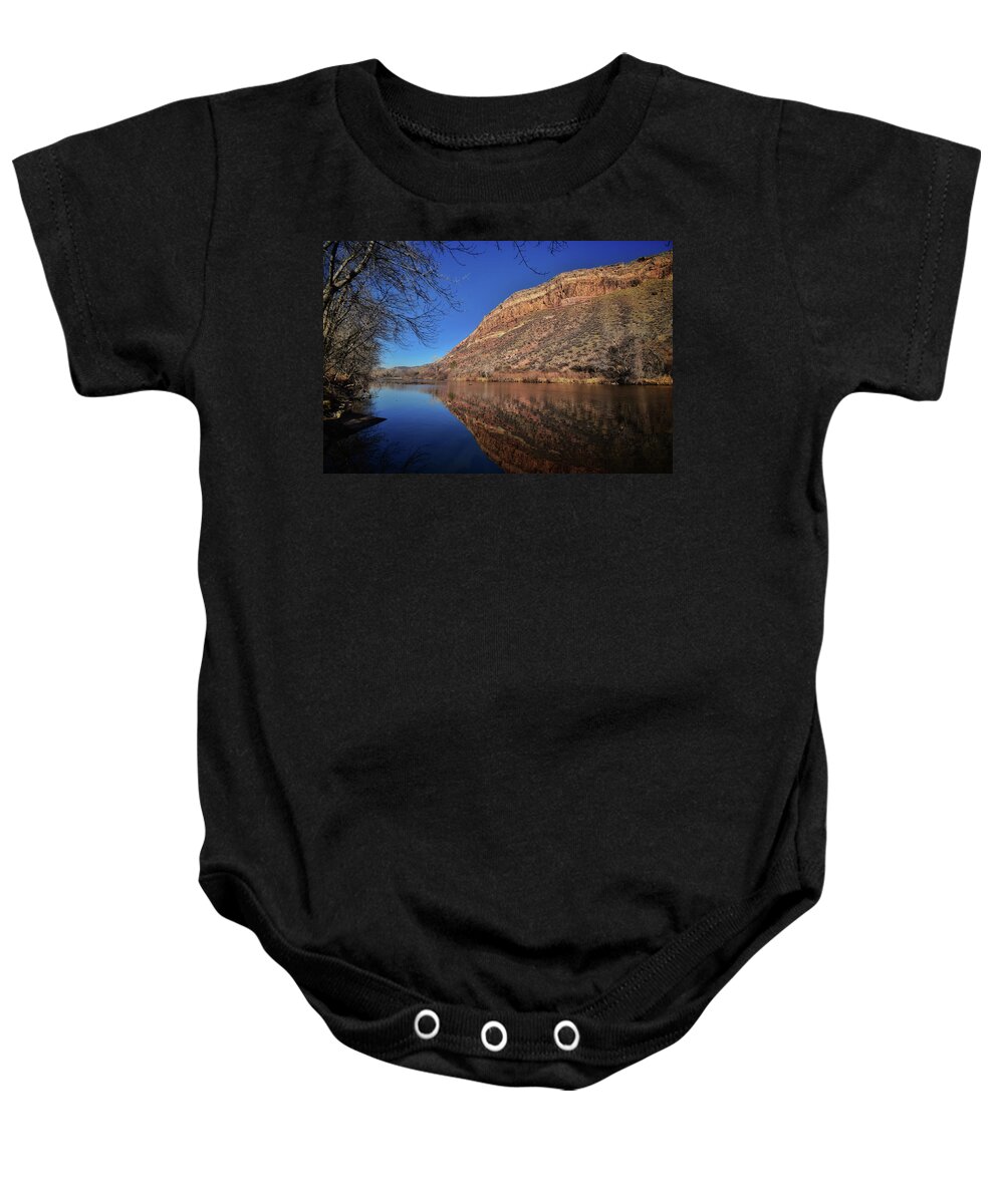 Goat Hill Baby Onesie featuring the photograph Goat Hill by Christopher Thomas