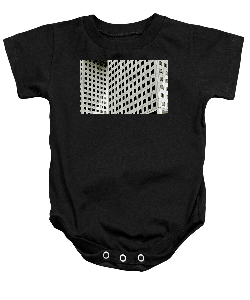 Geometry Baby Onesie featuring the photograph Graphic Construction In Thailand by Shaun Higson