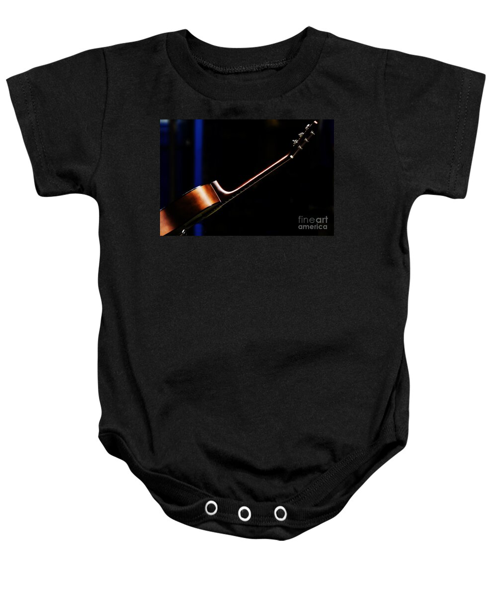Guitar Baby Onesie featuring the photograph Guitar by Sheila Smart Fine Art Photography