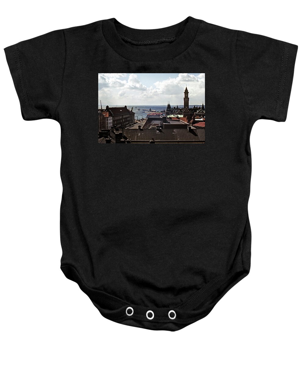 Europe Baby Onesie featuring the photograph Halsingborg Sweden 2 by Lee Santa