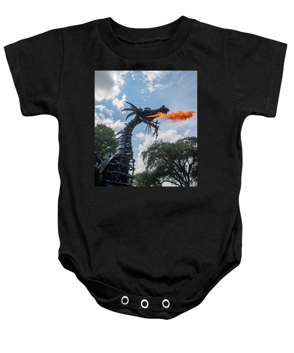 Dragon Baby Onesie featuring the photograph Here There Be Dragons by Alex Lapidus