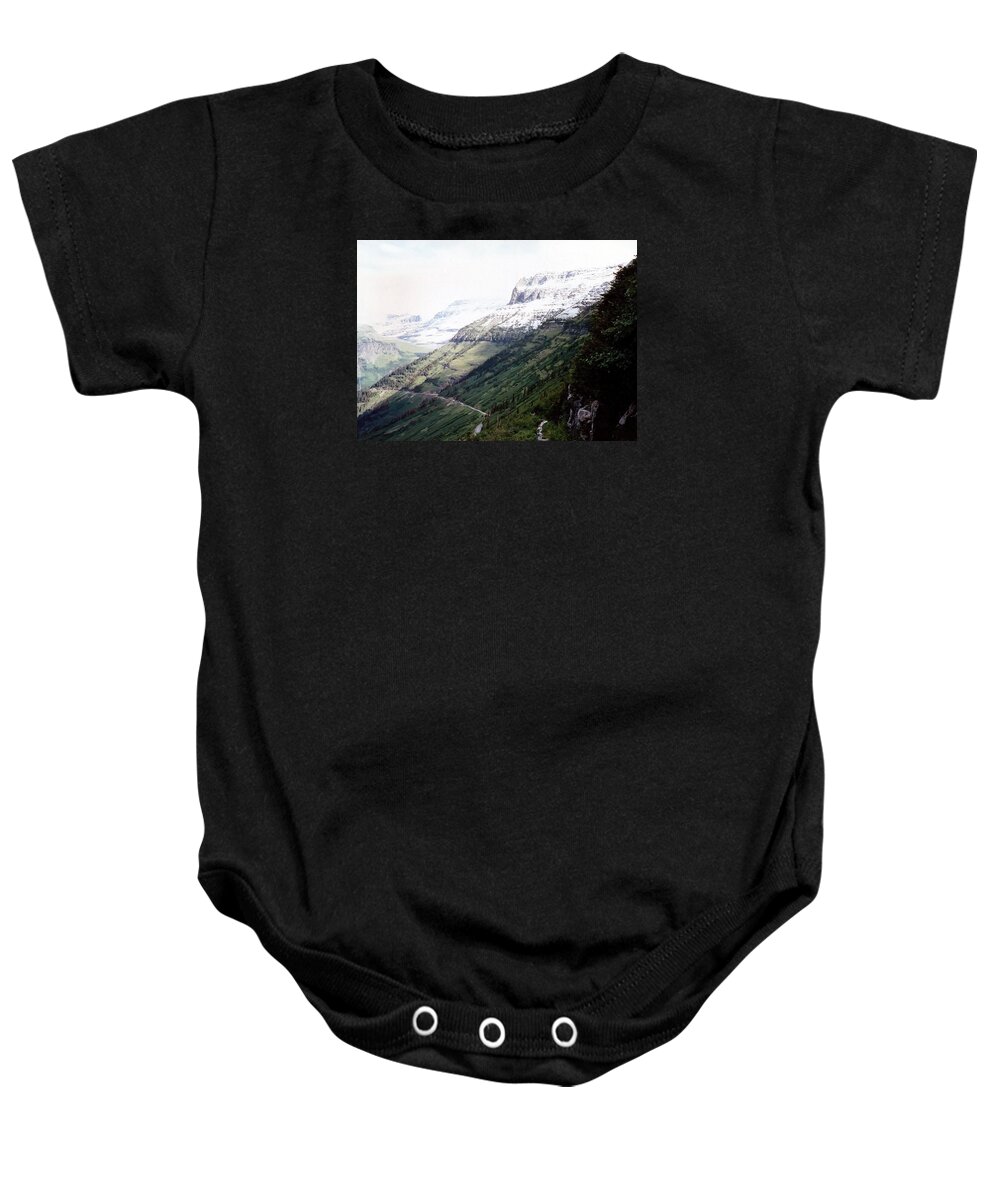 Glacier National Park Baby Onesie featuring the photograph Highland Loop Photograph by Kimberly Walker