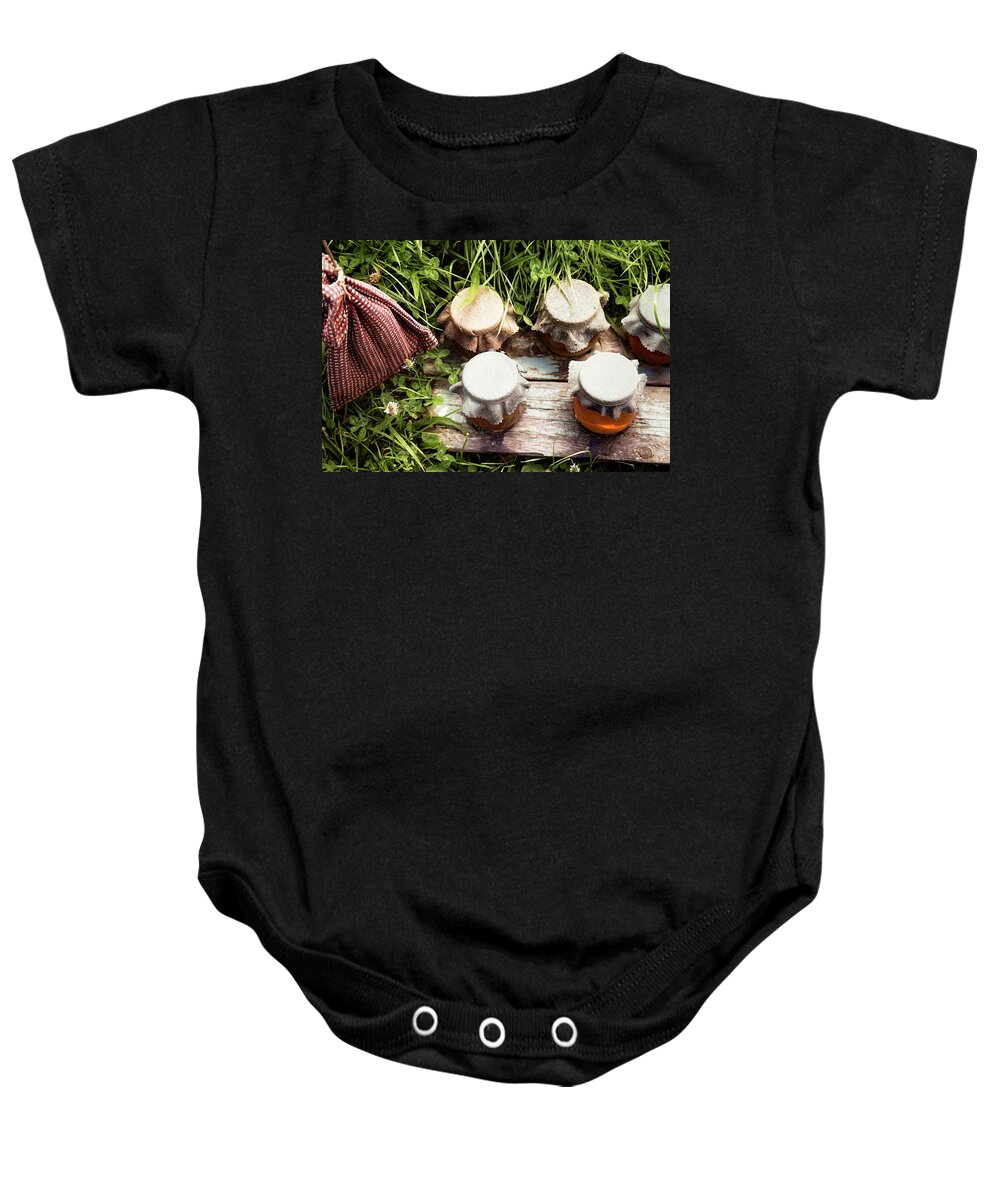 Hobbits Baby Onesie featuring the photograph Hobbit Honey by Kathryn McBride