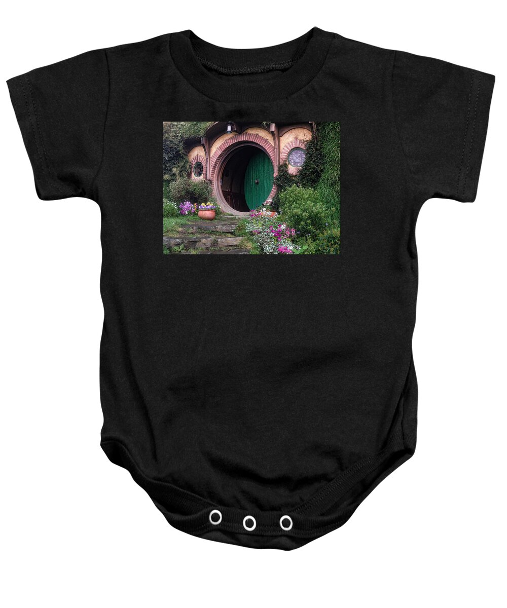 Photograph Baby Onesie featuring the photograph Hobbit House by Richard Gehlbach